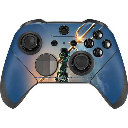 DC Comics Aquaman Movie Poster Trident Xbox Elite Wireless Controller Series 2 Skin
