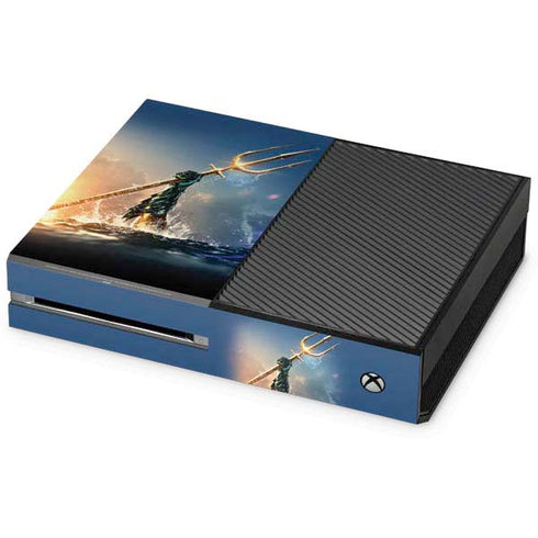 DC Comics Aquaman Movie Poster Trident Xbox One Console Skin
