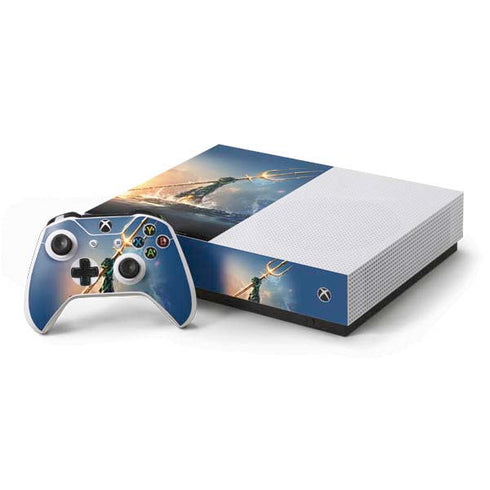 DC Comics Aquaman Movie Poster Trident Xbox One S All-Digital Edition Bundle Skin