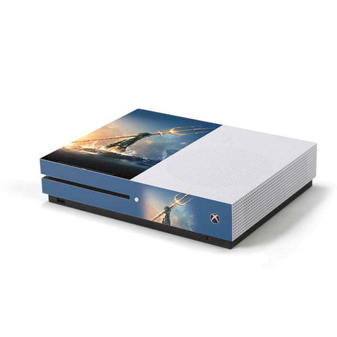 DC Comics Aquaman Movie Poster Trident Xbox One S Console Skin