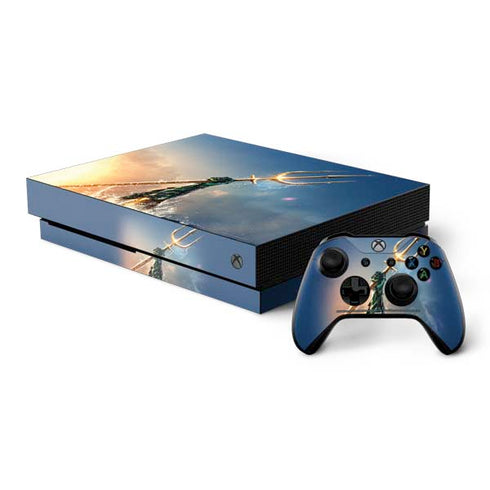 DC Comics Aquaman Movie Poster Trident Xbox One X Bundle Skin