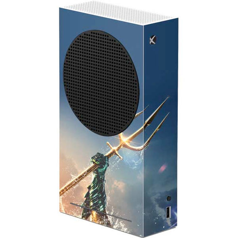 DC Comics Aquaman Movie Poster Trident Xbox Series S Console Skin
