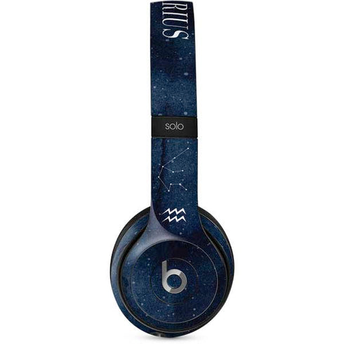 Aquarius Constellation Beats Solo 2 Wired Skin
