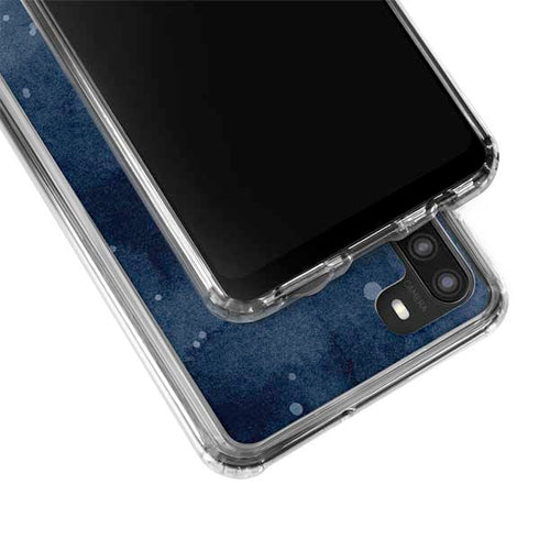 Aquarius Constellation Galaxy A21 Clear Case