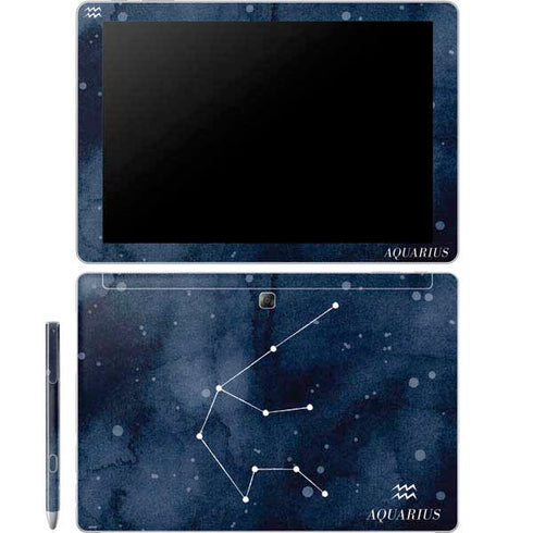 Aquarius Constellation Galaxy Book 12in Skin