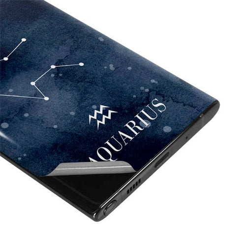 Aquarius Constellation Galaxy Note 10 Skin