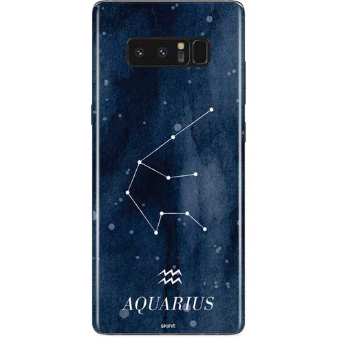 Aquarius Constellation Galaxy Note 8 Skin