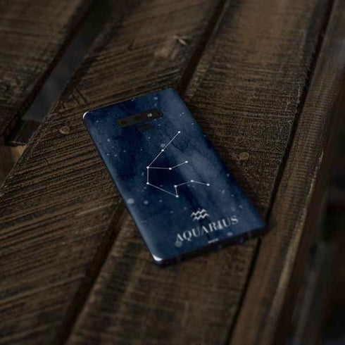Aquarius Constellation Galaxy Note 9 Skin