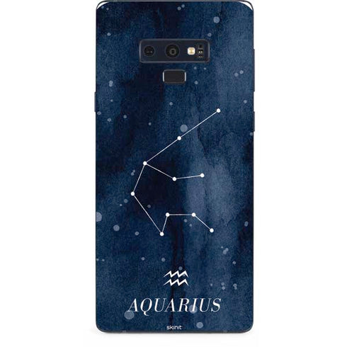 Aquarius Constellation Galaxy Note 9 Skin