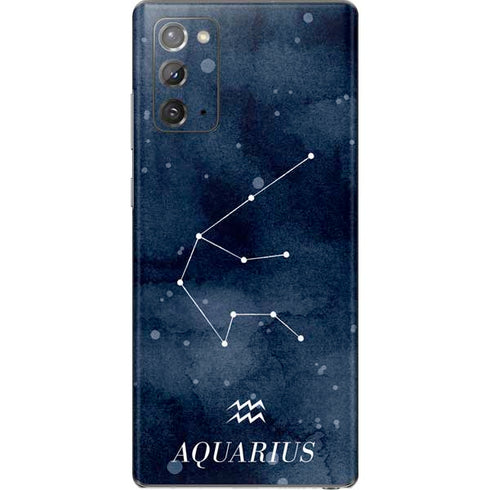 Aquarius Constellation Galaxy Note20 5G Skin