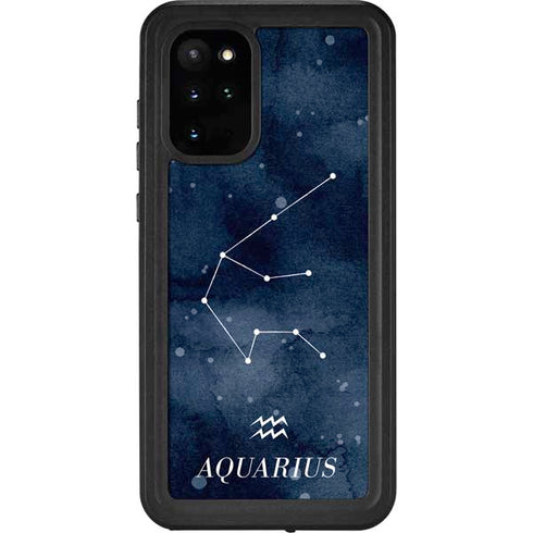 Aquarius Constellation Galaxy S20 Plus Waterproof Case