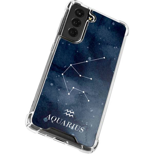 Aquarius Constellation Galaxy S22 Plus Clear Case