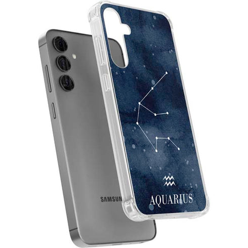 Aquarius Constellation Galaxy S24 Plus Clear Case