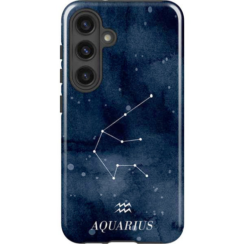 Aquarius Constellation Galaxy S24 Plus Impact Case