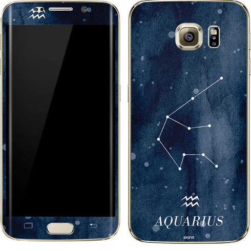 Aquarius Constellation Galaxy S7 Edge Skin