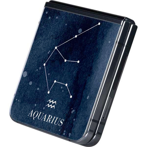 Aquarius Constellation Galaxy Z Flip5 5G Skin