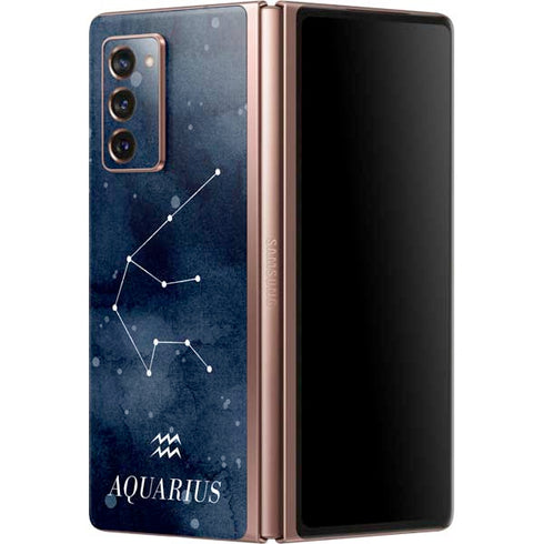Aquarius Constellation Galaxy Z Fold2 5G Skin