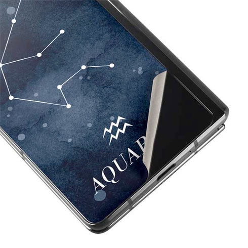Aquarius Constellation Galaxy Z Fold2 5G Skin