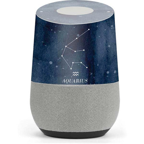 Aquarius Constellation Google Home Skin