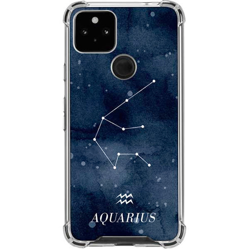Aquarius Constellation Google Pixel 5a 5G Clear Case