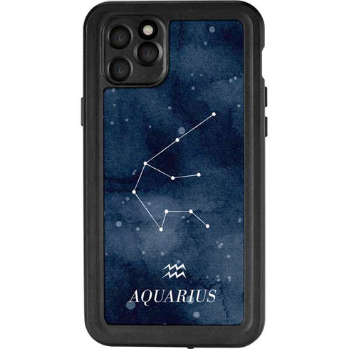 Aquarius Constellation iPhone 11 Pro Max Waterproof Case