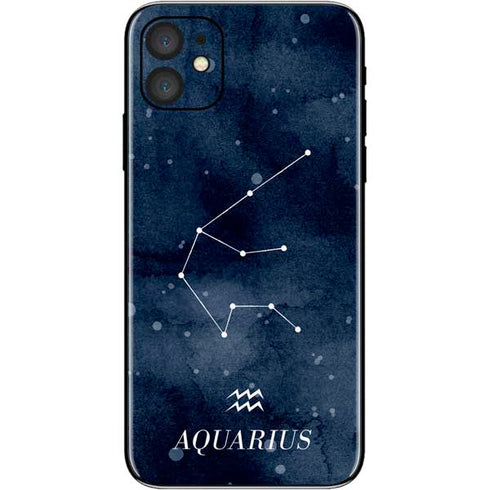 Aquarius Constellation iPhone 11 Skin