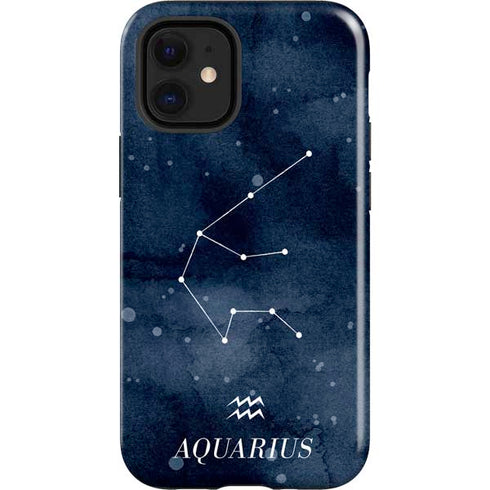 Aquarius Constellation iPhone 12 Mini Impact Case