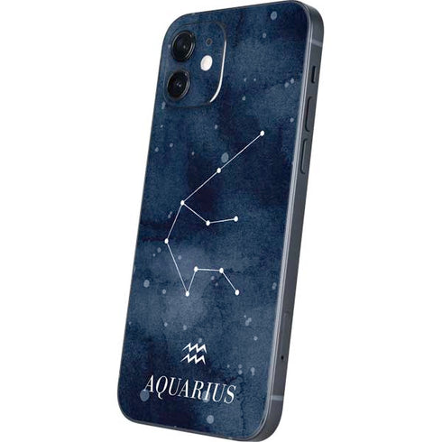 Aquarius Constellation iPhone 12 Mini Skin