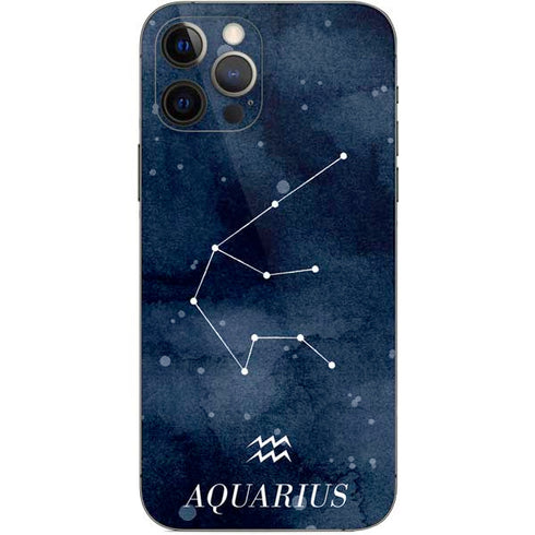 Aquarius Constellation iPhone 12 Pro Skin