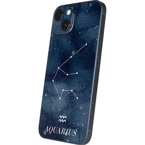Aquarius Constellation iPhone 15 Plus Skin