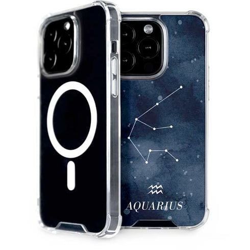 Aquarius Constellation iPhone 15 Pro MagSafe Case