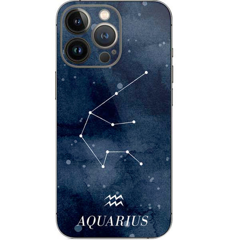 Aquarius Constellation iPhone 14 Pro Skin