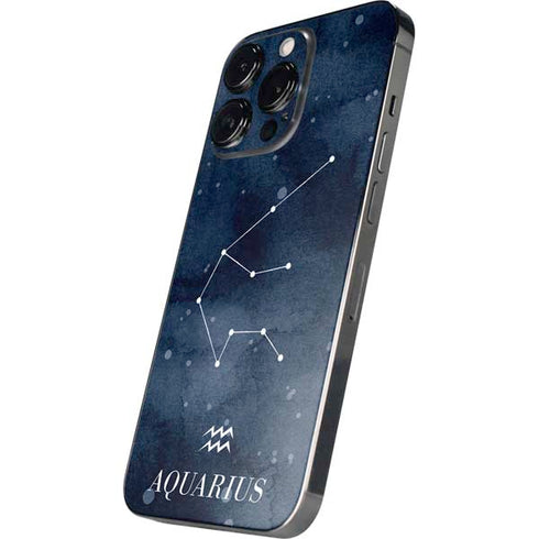 Aquarius Constellation iPhone 14 Pro Skin
