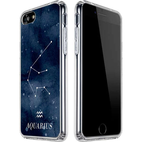 Aquarius Constellation iPhone SE (2nd & 3rd Gen) Clear Case