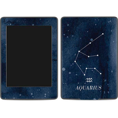 Aquarius Constellation Amazon Kindle Skin