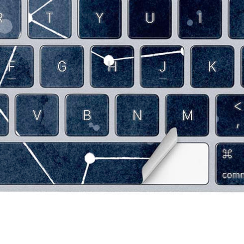 Aquarius Constellation Magic Keyboard Skin