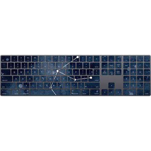 Aquarius Constellation Magic Keyboard with Numeric Keypad Skin