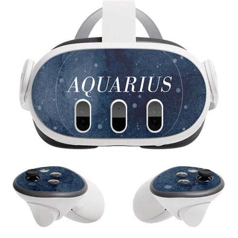 Aquarius Constellation Meta Quest 3 Skin