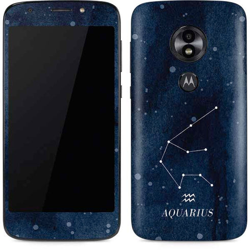 Aquarius Constellation Moto E5 Play Skin