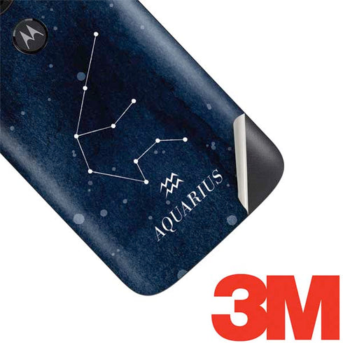 Aquarius Constellation Moto E5 Play Skin