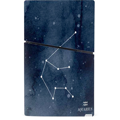 Aquarius Constellation PS5 Slim Digital Edition Bundle Skin