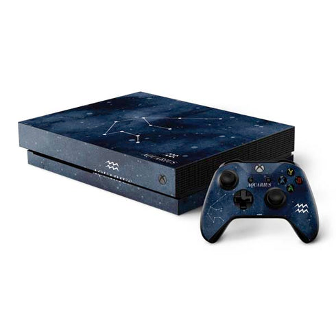 Aquarius Constellation Xbox One X Bundle Skin