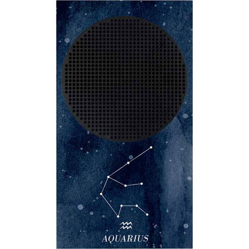 Aquarius Constellation Xbox Series S Console Skin
