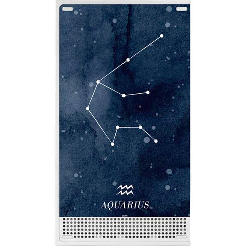 Aquarius Constellation Xbox Series S Console Skin