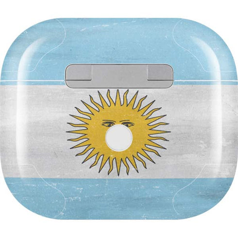 Argentina Flag Distressed Apple AirPods (3rd Gen 2021) Skin