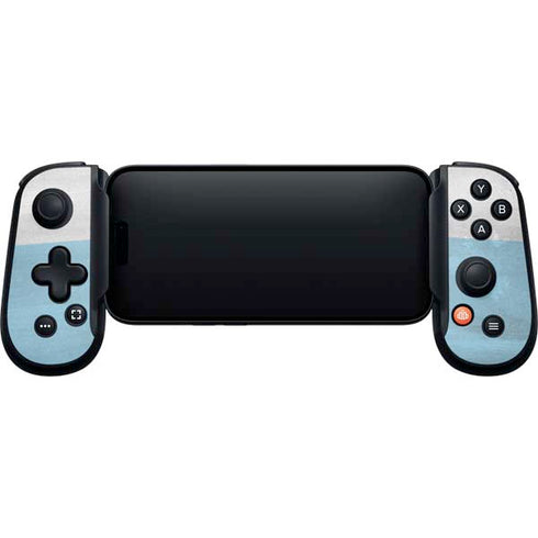 Argentina Flag Distressed Backbone One for iPhone Game Controller Skin