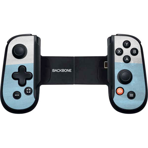 Argentina Flag Distressed Backbone One for iPhone Game Controller Skin