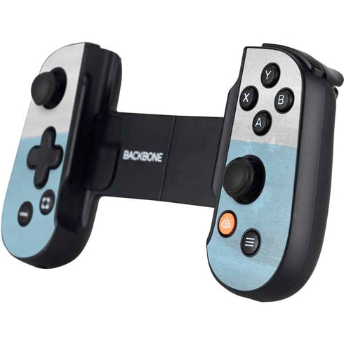 Argentina Flag Distressed Backbone One for iPhone Game Controller Skin