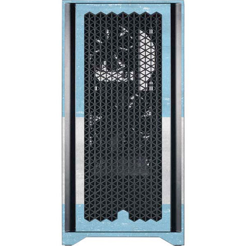 Argentina Flag Distressed Corsair 4000D Tempered Glass Mid-Tower ATX Case Skin