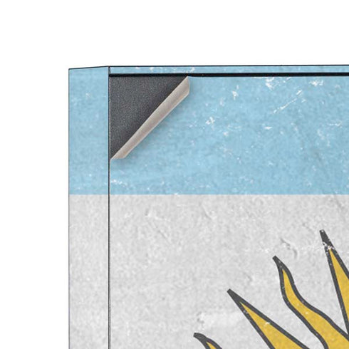 Argentina Flag Distressed Corsair 4000D Tempered Glass Mid-Tower ATX Case Skin